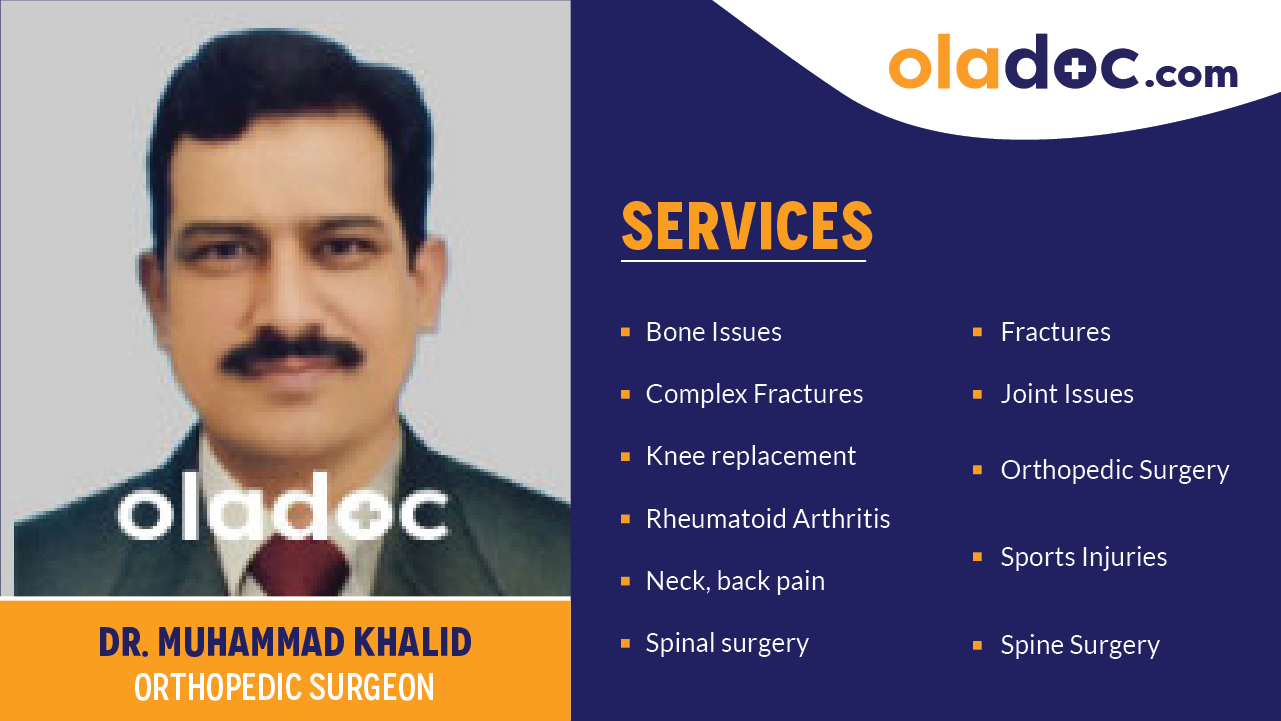 Services provided by Dr.Muhammad Khalid